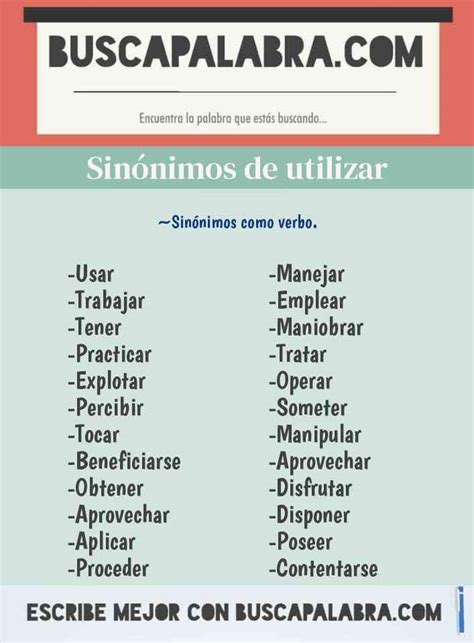 utilizar sinonimo|se puede utilizar en lugar de otro.